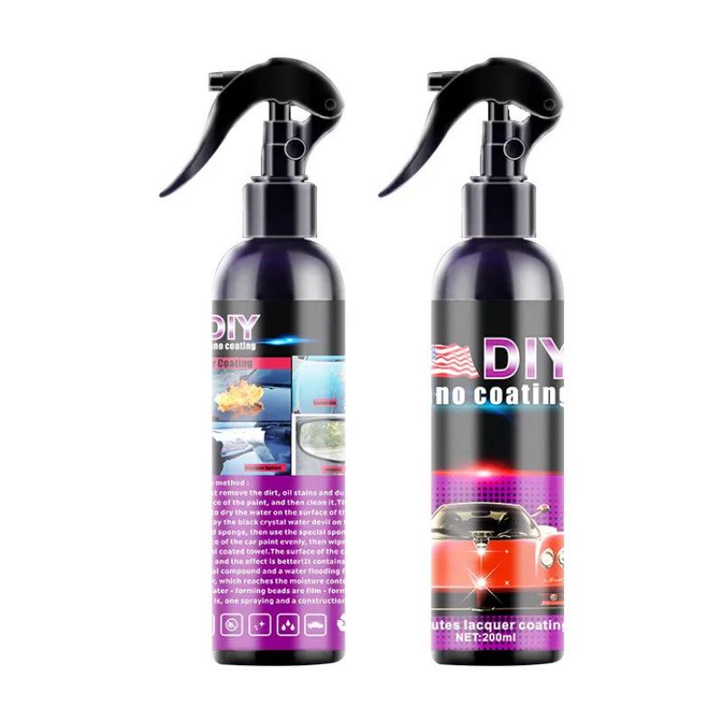 Nano Crystal Car Coating Spray for Paint & Glass - Special Wax Formula