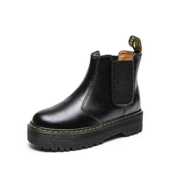 Stivali Chelsea Martin Moda Uomo e Donna - Stivaletti Corti Elastici Casual