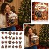 Thanksgiving Turkey Countdown Calendar, 2D Hanging Ornament for Holiday Decor
