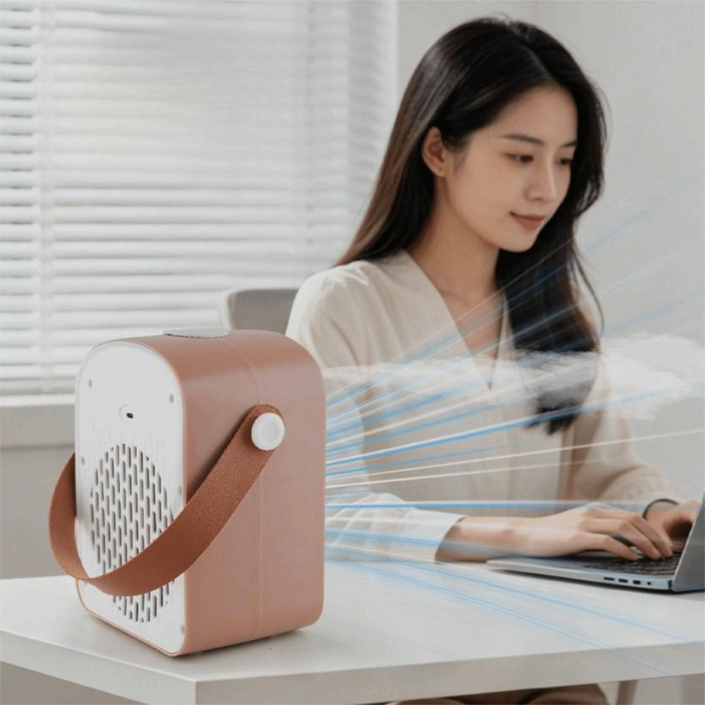 Water Cooling Desktop Fan Dual Head USB Fan Quiet Cooling Fan  Office Use
