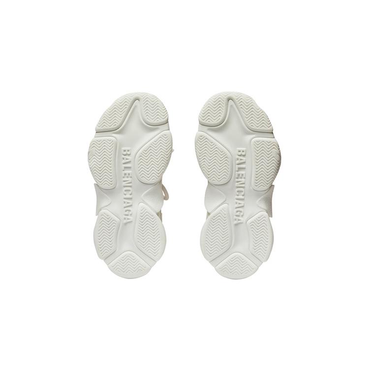 (PS) Balenciaga Triple S Logotype Sneaker 'White and Pink Technical Material' Kids' 654251W2FAB9050