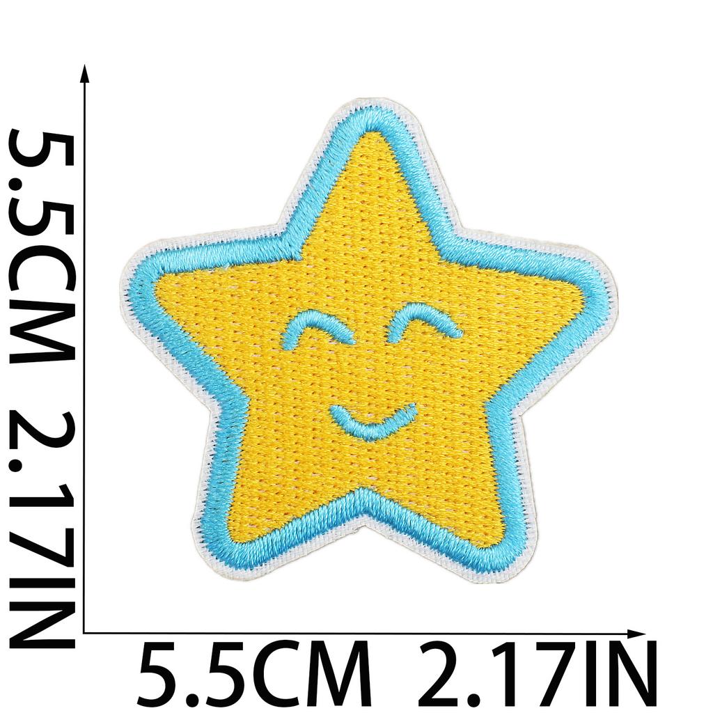 Female Treasure Toy Deer Decorative Embroidery Cloth Sticker Cartoon Bear Patch Sticker Saliva Pocket Milk Bottle Computer Embroidery Label Ironing