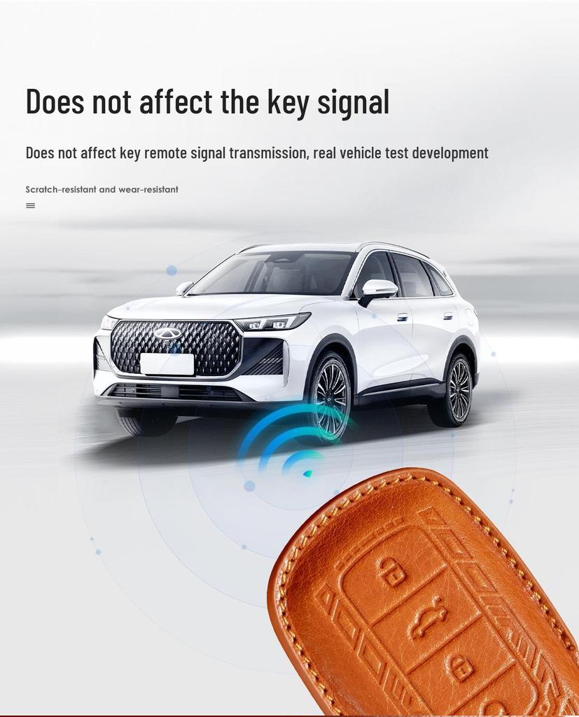 Chery Tiggo & Arrizo Car Key Case for Models 8 Pro, 9 PLUS, 7 Explore, and Fengyun A8