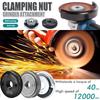 1Pc New M14 Thread Angle Grinder Self-locking Pressing Plate Black Quick Release Flange Nut Clamping Power Chuck Tools Parts
