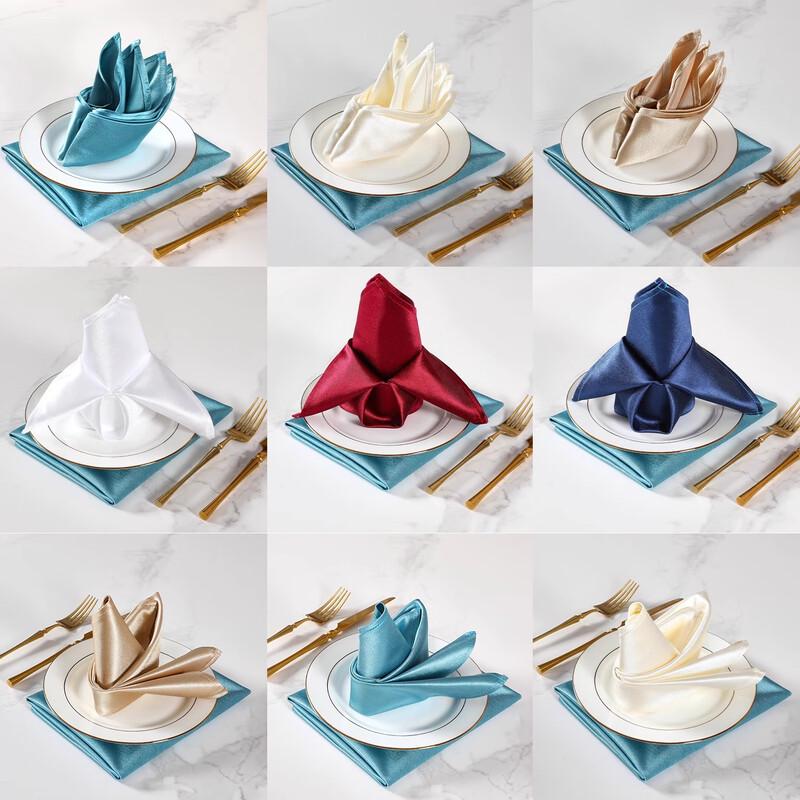 Polyester Hotel Dining Napkins 50x50cm
