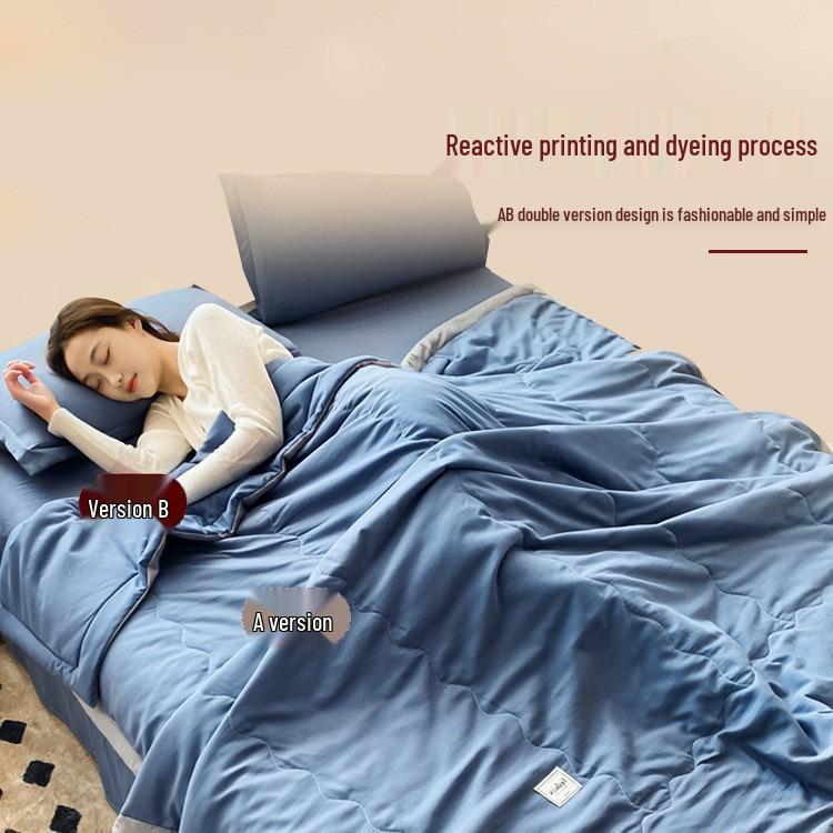 Summer Air-Conditioning Quilt: Lightweight, Machine-Washable, Thin Quilt for Spring, Summer, and Autumn