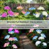 Solar Lights Outdoor Garden Light Waterproof Solar Garden Lights with Hydrangea Flower Lights LED Solar Powered Landscape Lights