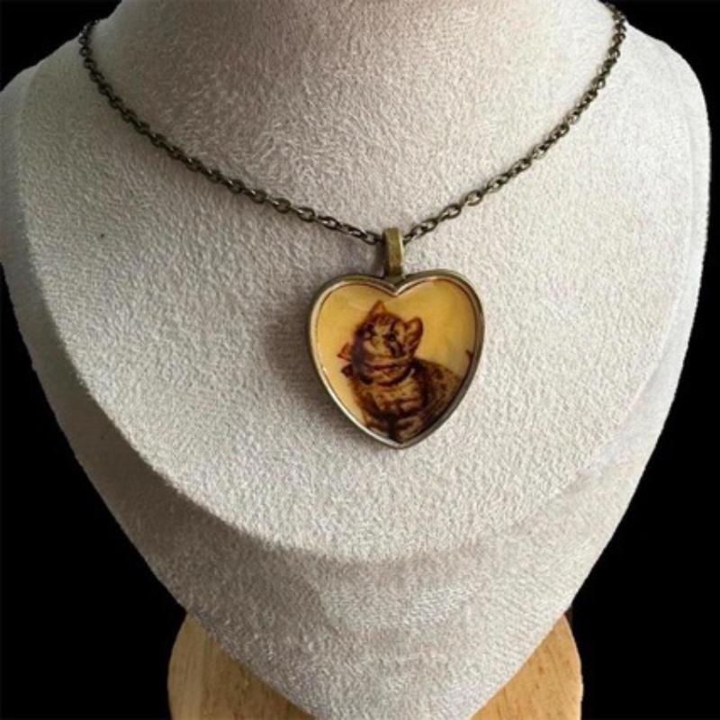 Кулон Время Овальный Женский Высококачественный Цветной Любовь Ключица Цепочка Ожерелье 50CM