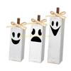 KX4B Wooden Specters Table Signs Pack Of 3 Halloween Seasonal Decors For Homes Party Displays