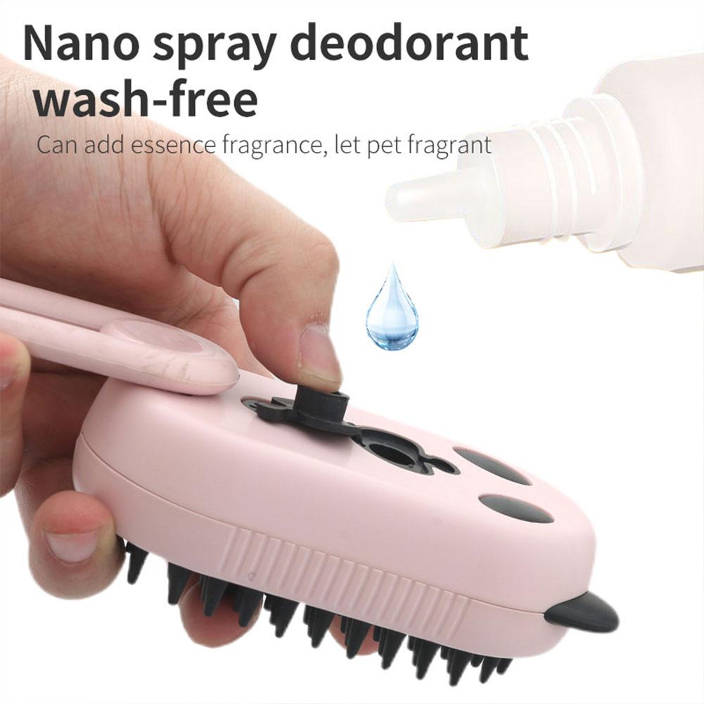 Cat Dog Steam Brush Steamy Dog Brush Electric Anti-splashing Brush With Steam Spray Massage Pet Grooming Comb Hair Removal Comb