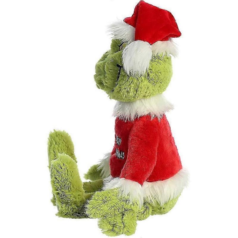 Weihnachten Der Grinch Weiches Plüschtier Weihnachtsmütze Stoffpuppe Kindergeschenk Weihnachtsschmuck