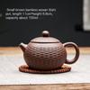Purple Clay Teapot Handmade Bamboo Xishi Teapot Filter Large Teapot Ceramic Tea Set Single Household Teapot Set