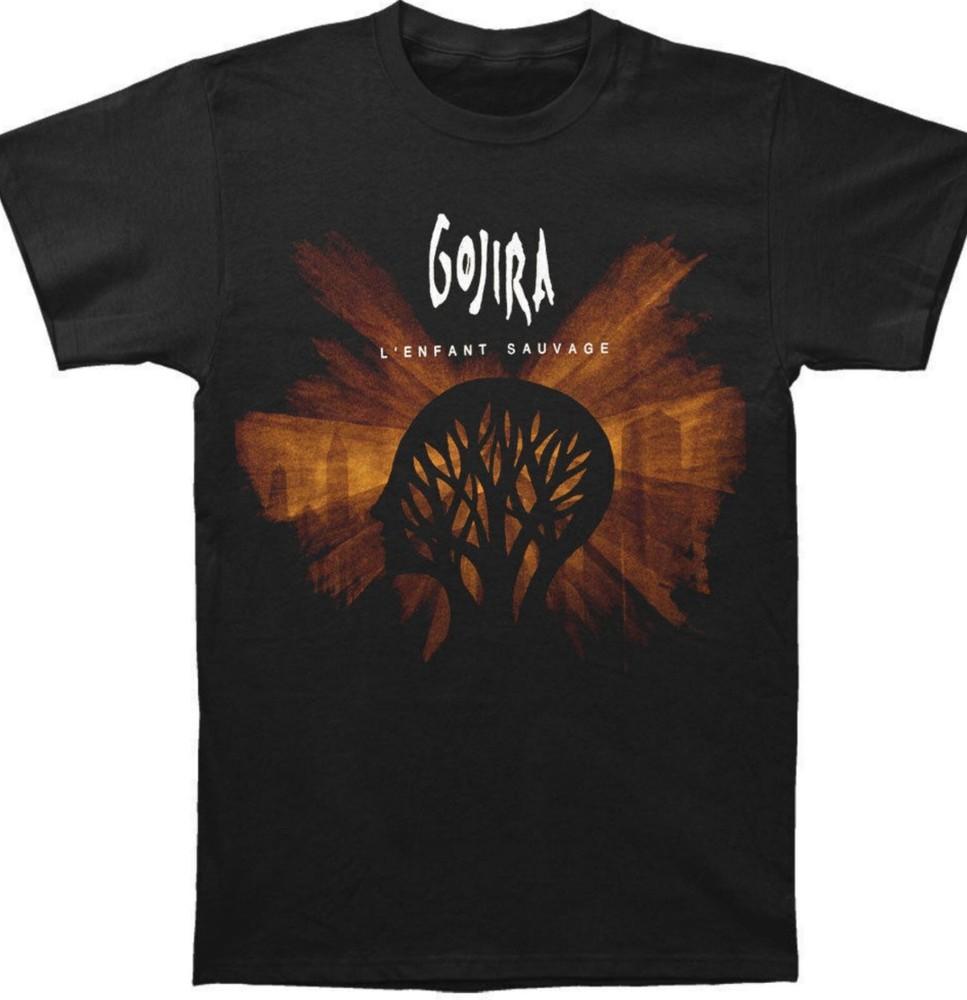 Gojira L Enfant Sauvage T-shirt Black Men M L 2345XL Unisex T-Shirt XXL