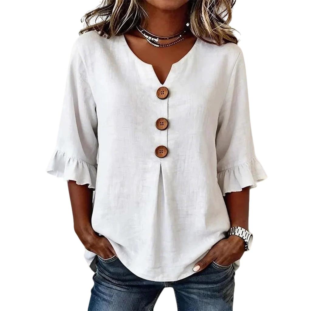 Womens Tops, 2026 Short Sleeve V Neck Tops for Women, Dressy & Casual