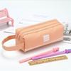 Astuccio portapenne di grande capacità, portapenne da viaggio, astuccio portapenne in tela, astucci per trucco da viaggio per studenti, donne e scuola