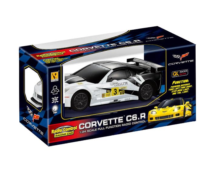 Doyusha 2.4GHz 1/24 Scale Electric Radio Control Corvette C6.R Black 630674