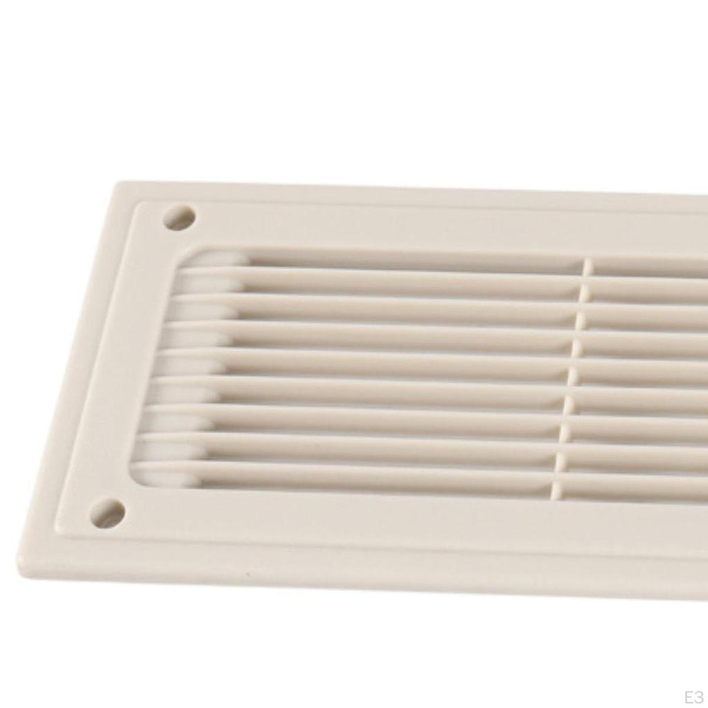 RV Air Vent Cover Conditioner Outlet Grille Rectangle Replace Parts Louvered Ventilation Grill