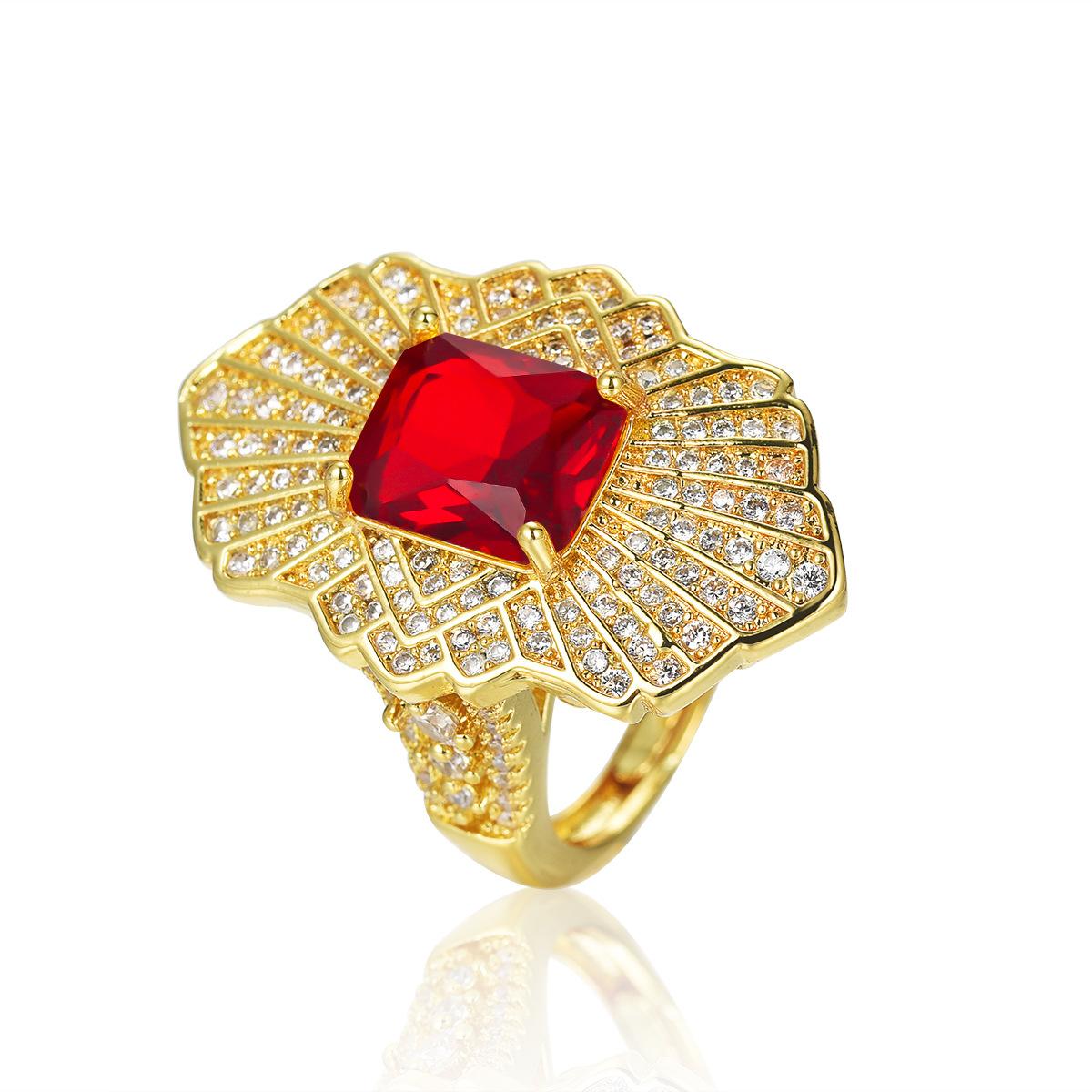 Rectangle Diamond Pendant, Stud Earrings, Ring Set, Hot Sale, Court Style Ring