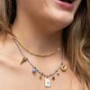 Titanium Steel Necklace With Braided Chain For Summer Fashion Accessories