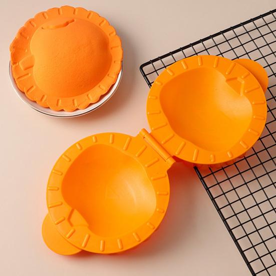 Apples Pie Mold Plastic Pastry Cutters for Mini Hand Pies Fall-Themed Dough Presser Pocket Pie