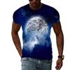 Grafická trička Summer Night Scene Muži Módní trend Kreativní vzor Tričko Hip Hop harajuku Pohledná trička s 3D tiskem Topy