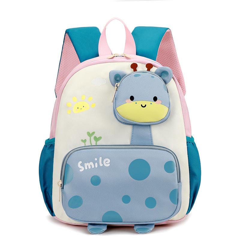 School Backpack Kids Animal Pattern Preschool Children Made Polyester Nylon