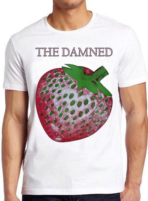 The Damned Strawberries Punk Rock Retro Cool Gift Tee T Shirt 2688 XXXL