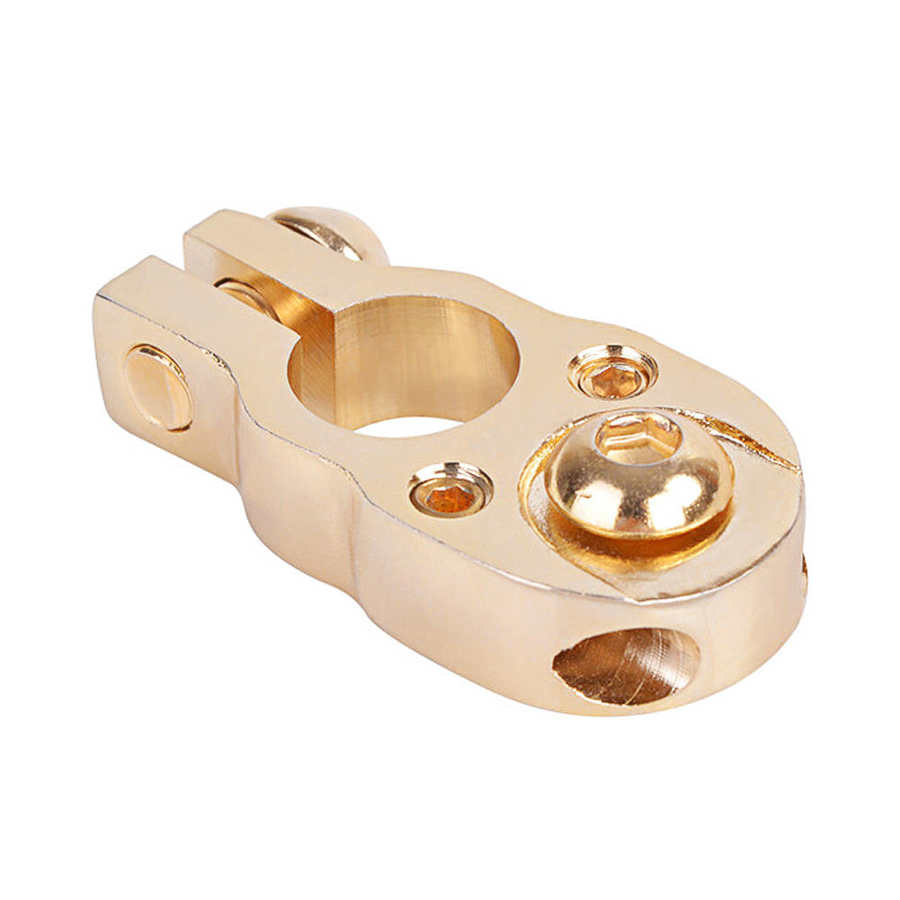 Battery Terminal Pure Brass 15.9-17.5 for Car Truck Bolt Positive and Negatice Pole Brass Battery Terminal Car