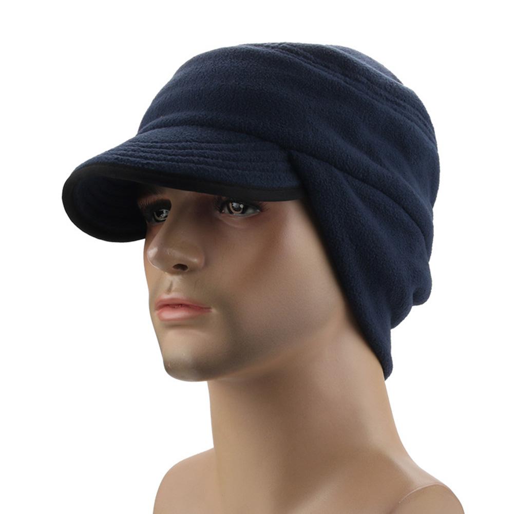 Men/Women Warm Hat Fleeced Windproof Hat Outdoor Cap for Autumn and Winter