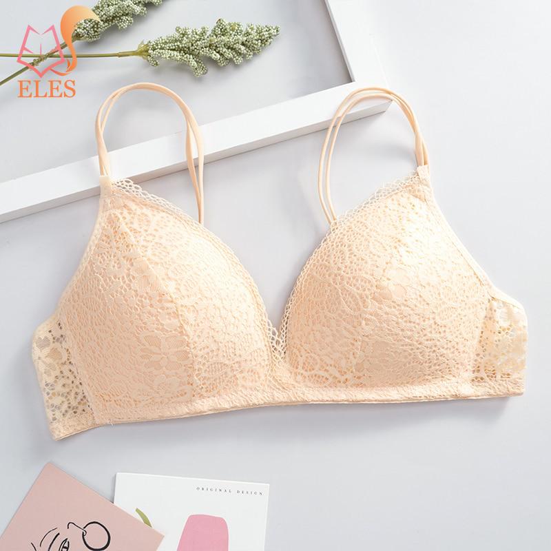 Women Seamless Sexy Lace Bras Wireless Push Up Soft Undearwear Bralette Lingerie