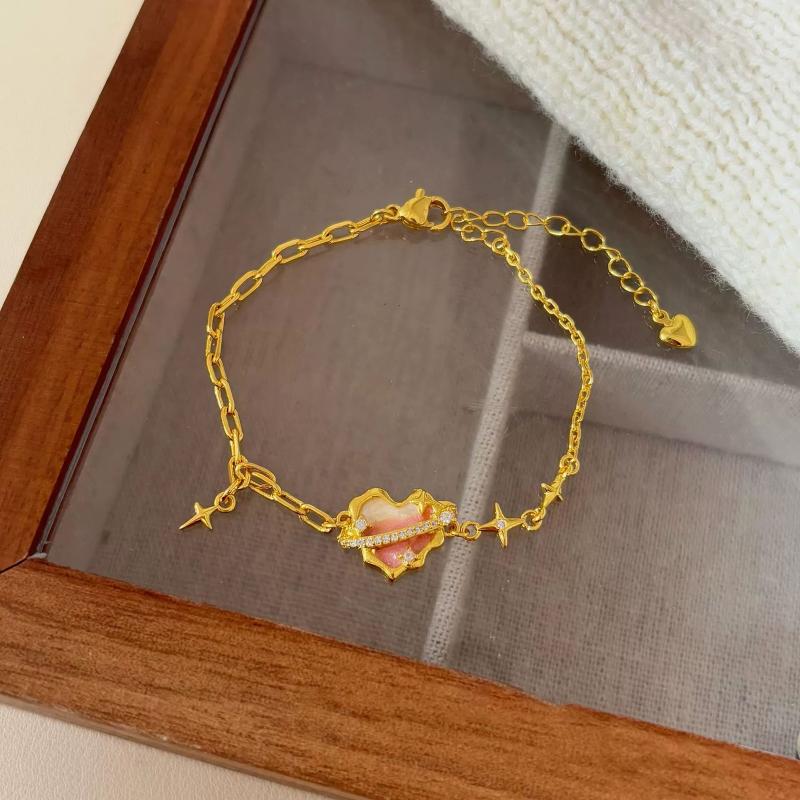 Корейский Изящный Металлический Браслет Винтажный Простой Браслет-Цепочка Для Женщин Подарок Ежедневные Ювелирные Аксессуары