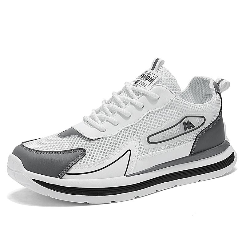 Men's Summer Breathable Hollow Out Me Trendy Versatile Sports Casual Korean Round Toe  Basic Versatility Outdoor Breathable