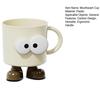 Mouthwash Cup Cartoon Design Unbreakable Toothbrush Holder Ergonomic Handle Dishwasher Safe Water Mug