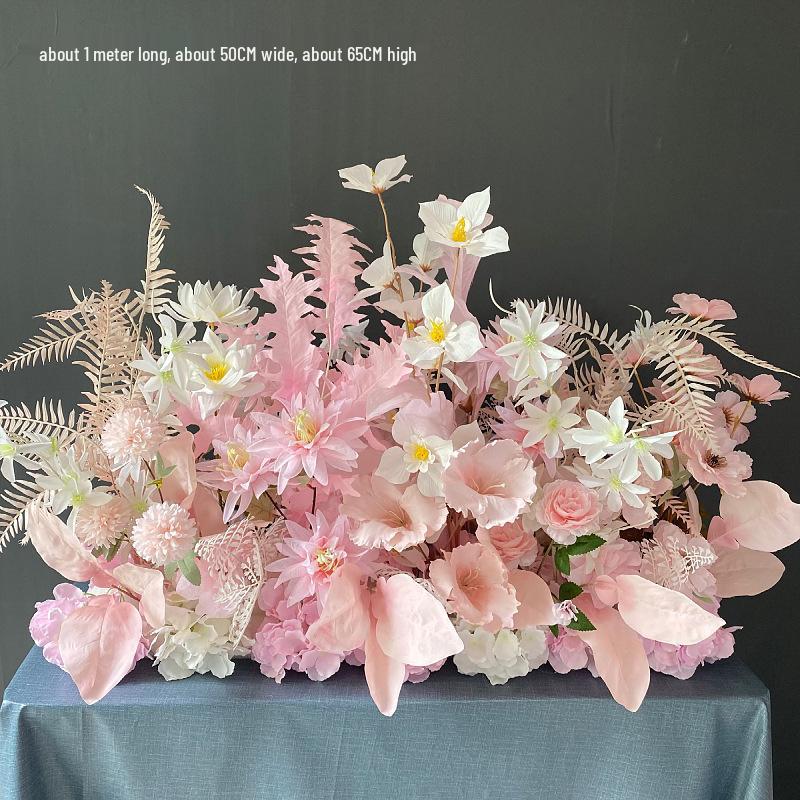 Artificial Wedding Venue Floral Decor for Aisle, Stage, and Reception