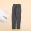 Girls Fleece Lined Leggings Warm Cotton Winter Thickened Full Length Pants Toddler Solid Color High Waist Tights for Kids
