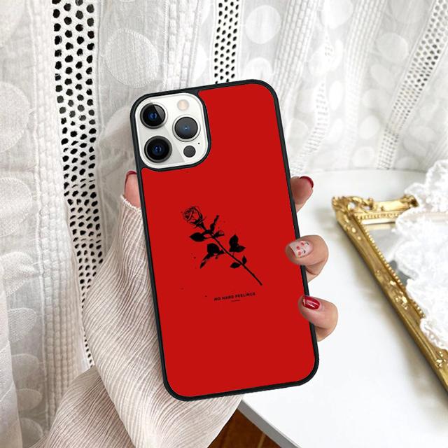 Red Doodles Aesthetics Quotes Phone Case For Samsung Galaxy S10 S22 S23 S24 Note 10 20 Lite S20 Plus S21 Ultra Back Cover galaxy note8