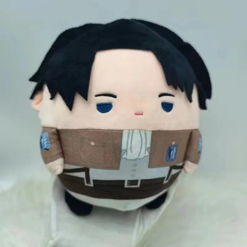 23cm Levi Ackerman Cosplay Plush Doll Toy Anime Eren Mikasa Cute Soft Stuffed Pillow Christmas Thanksgiving Gift 23cm