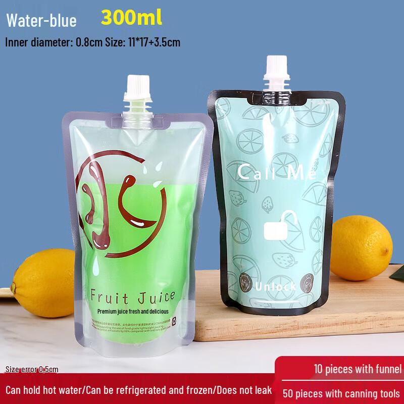 

Disposable Drink Spout Pouches