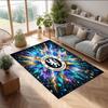 Chelsea FC Printed Flannel Area Rug Non Slip Soft Polyester Floor Carpet Indoor Decor Mat for Bedroom Living Room Sofa Game Room Home Decoration
