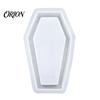 Resin Casting Molds Halloween Coffins Lampshade Silicone Mold, DIY Hollow Ghost Spider Bat Food Grade Crafts Gypsum Cement Epoxy Mold Handmade
