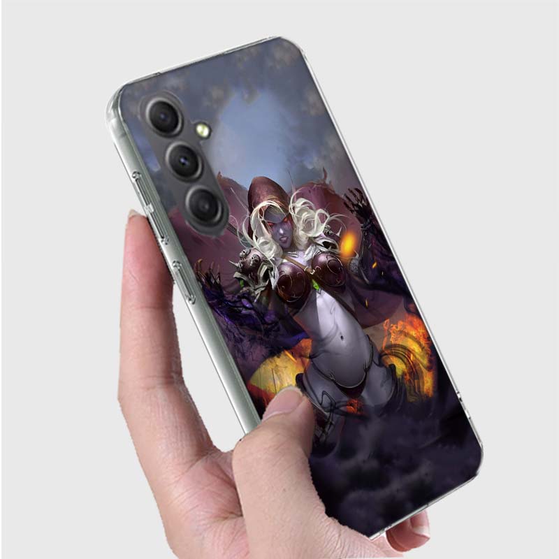 W-World Of W-Warcraft Elf Phone Case for Samsung A16 A26 A36 A56 A17 A37 A57 A07 A06 A02S A03 A04S A05S Galaxy Note 20 10 A50S A