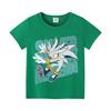 Sonics Cartoon T-shirt for Children Round Collar Clothing Kids Anime Partern Short Sleeve Clothes Fashion Sunmer Tee Top Gift