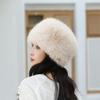 Women Plush Fisherman Hat Fluffy Fur Bucket Hat Warm Women's Winter Hat Thicken Cold Snowy Day Panama Cap