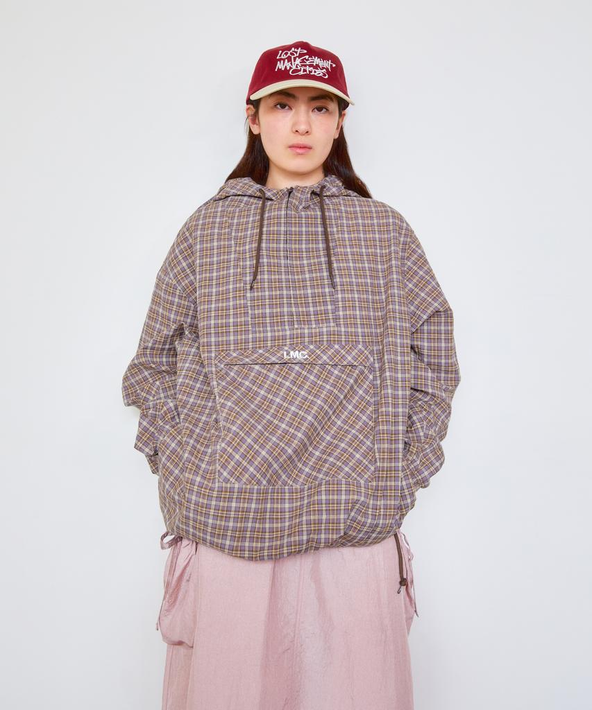 Lmc Og Check Anorak Jacket Purple