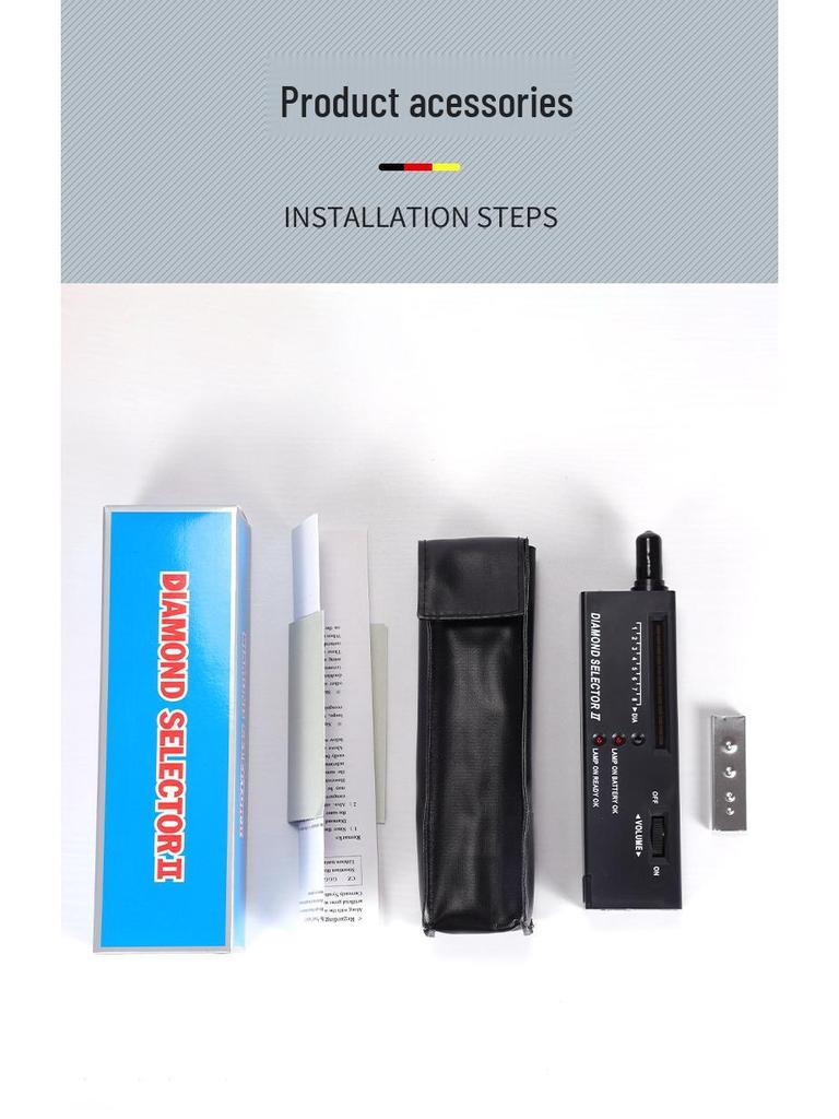 Diamond Tester & Thermal Conductivity Meter for Jadeite, Jade, and Gemstones - Jewelry Hardness Detector Tool