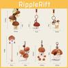 Jinnew Mushrooms Plush Keychain With Cartoon Design For Collectors And Gifts