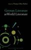 The German Literature As World Literature Book