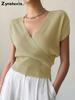 Women's Chunky Knit Sweater with Cross Stitch Design, Slim Fit Casual Workwear