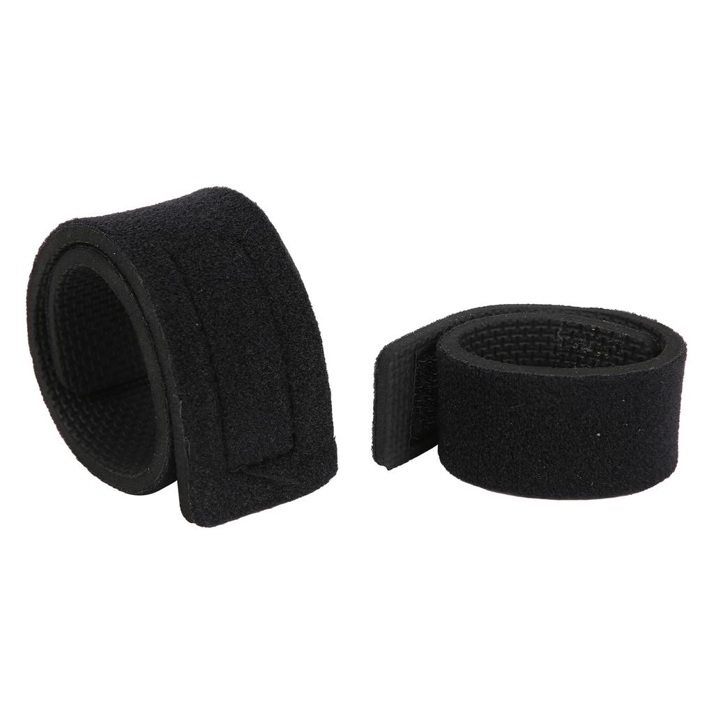 2Pcs Elastic Fishing Rods Tie Holder Strap OK Cloth Fixing Band Strong Elasticity Hook and Loop