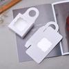 25pcs Wine Bottle Box with Visible Window Collapsible Bottle Hanger Favor Box White